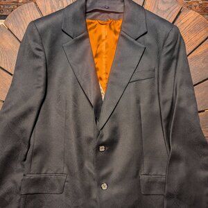 Vivienne Westwood Man Navy Jacquard Jacket + Vest UK size 54 NWT